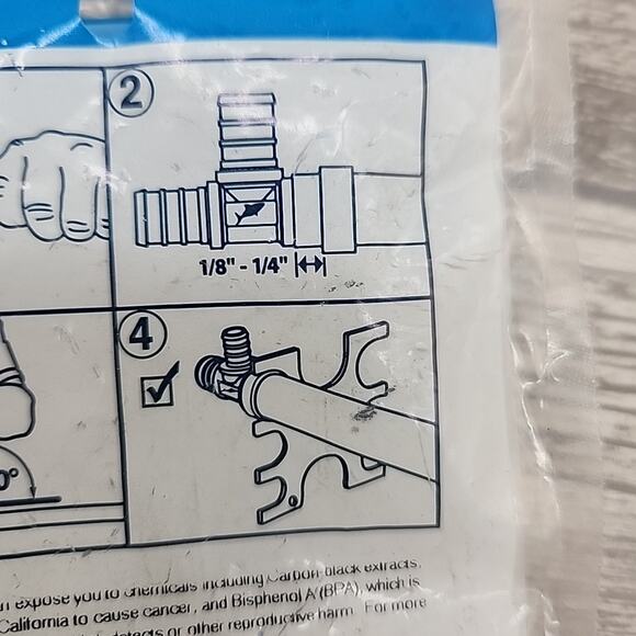 SharkBite 3/4" x 1/2" x 1/2" Reducing Tee 2Packs of 5pcs [103] - Picture 8 of 13